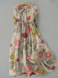 Floral Beige