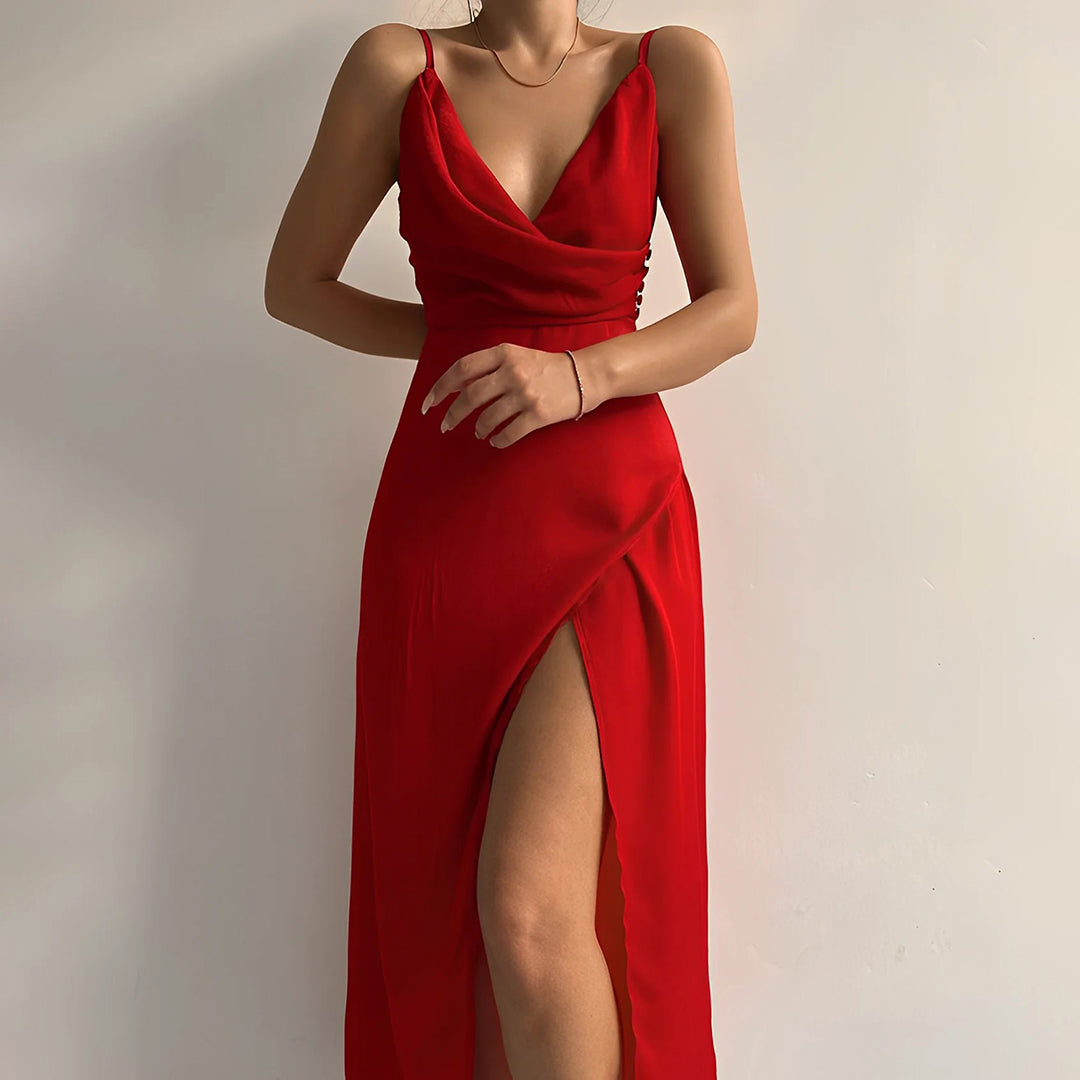 Adelajda - Elegante Vestido Sin Tirantes