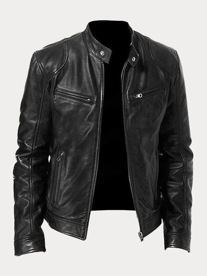 Laluna® | Chaqueta de cuero casual