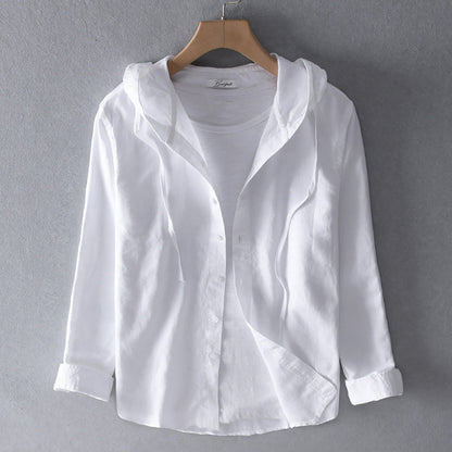 Elena | Blusa ligera con capucha